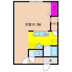 銀河梁の物件間取画像